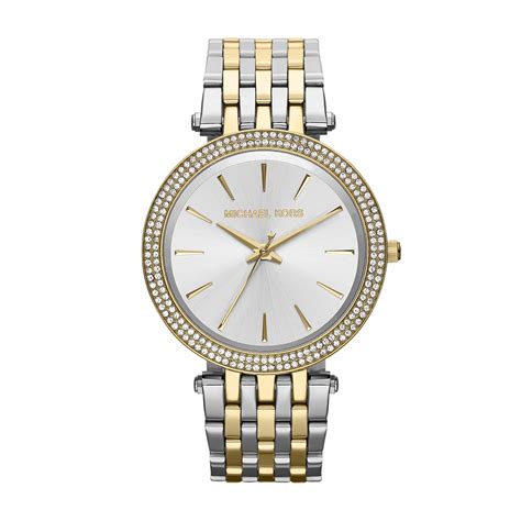 michael kors uhrgold silber|michael kors gold watches.